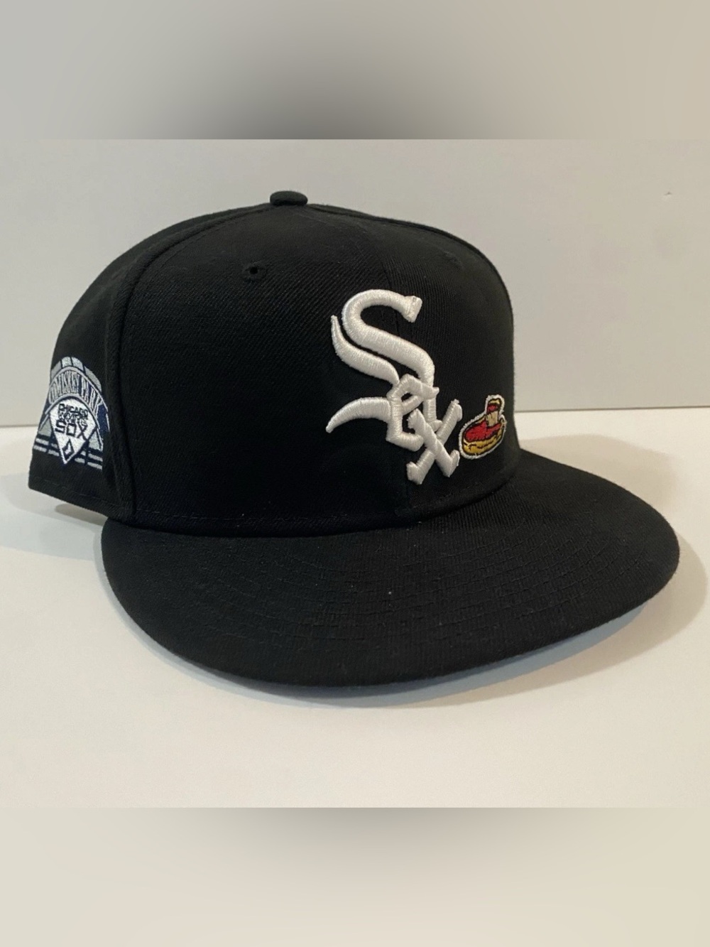 New Era 59Fifty 5950 White Sox Pizza Blue Under Brim Fitted Hat